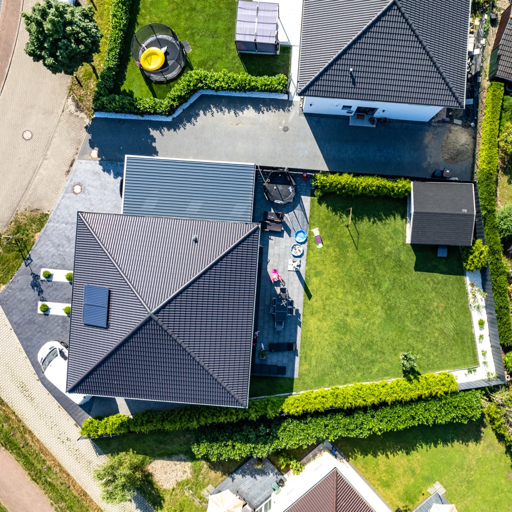 Drohnenfoto Immobilien Hamburg Vogelperspektive